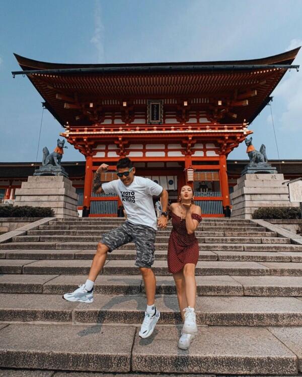 10 Potret Liburan Andrea Dian & Ganindra Bimo ke Jepang, Couple Goals!