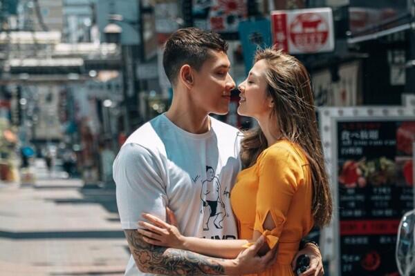 10 Potret Liburan Andrea Dian & Ganindra Bimo ke Jepang, Couple Goals!