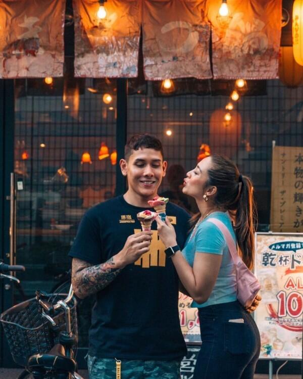 10 Potret Liburan Andrea Dian & Ganindra Bimo ke Jepang, Couple Goals!