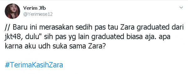 Zara Lulus dari JKT48, Ini 10 Jeritan Hati Para Netizen yang Sedih!