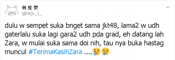 Zara Lulus dari JKT48, Ini 10 Jeritan Hati Para Netizen yang Sedih!