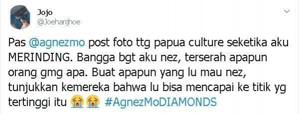 Agnez Mo Siapkan Budaya Papua di MV Diamonds, Begini 10 Reaksi Netizen