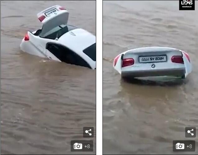 Pria Ini Mendapatkan Kado Mobil Mewah BMW Dari Orangtuanya Malah Dibuang ke Sungai