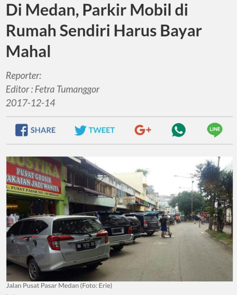 Warga Keluhkan Soal Jukir Liar, Begini Tanggapan Kadishub Kota Medan