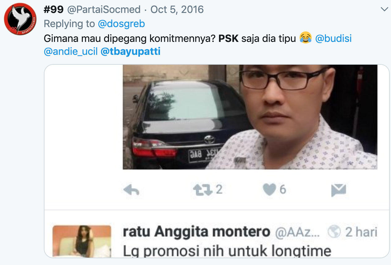 Serang Tedy Bayupatti Sebagai Psikopat, Benarkah Partai Socmed Pendukung Jokowi?!