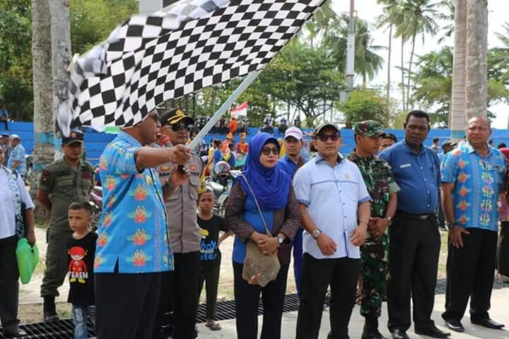kemeriahan HUT RI ke-74 TH di raja ampat