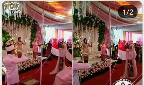 Acara Pernikahan, Atau Upacara Bendera?
