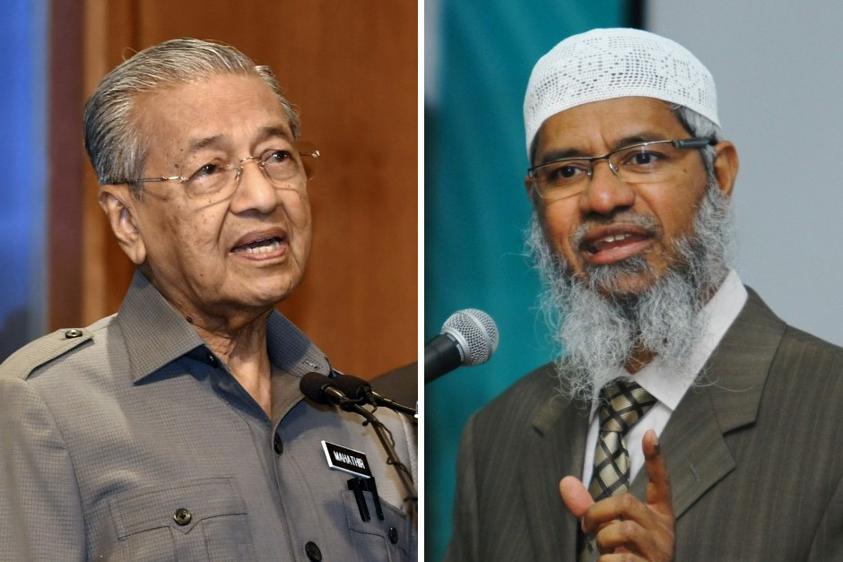 PM Mahathir Mohamad Geram Zakir Naik Serukan Politik Rasisme di Malaysia