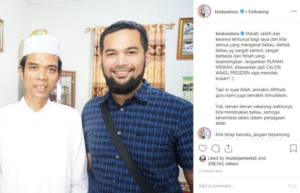 7 Selebriti Ini Beri Dukungan pada Ustaz Abdul Somad di Tengah Segala Tuduhan