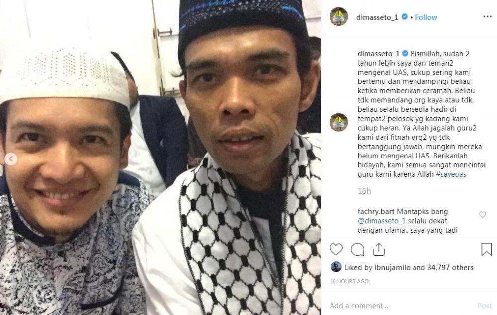 7 Selebriti Ini Beri Dukungan pada Ustaz Abdul Somad di Tengah Segala Tuduhan