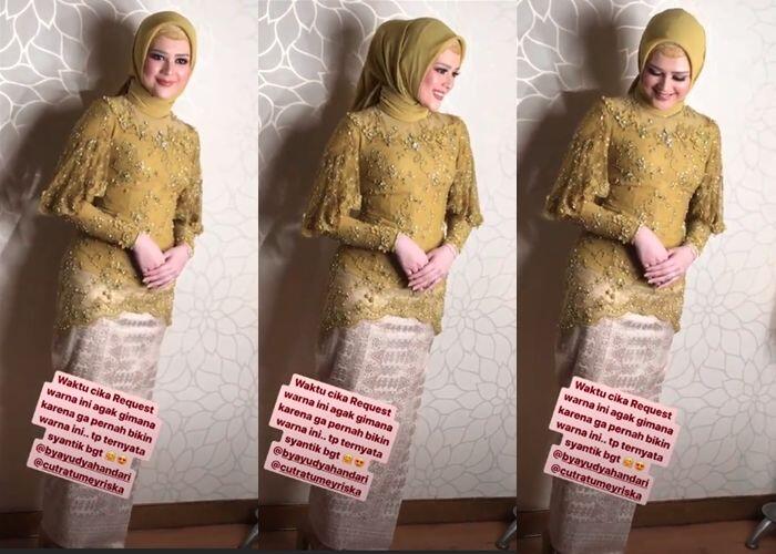 Cantiknya Cut Mairiska Dalam Balutan Kebaya