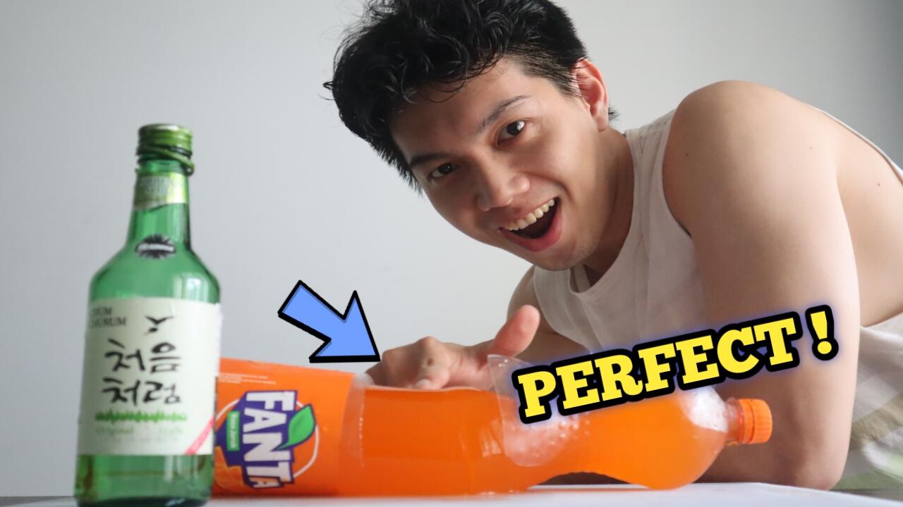 &#91;VIDEO&#93;How To Make A Fanta Jelly With Soju !