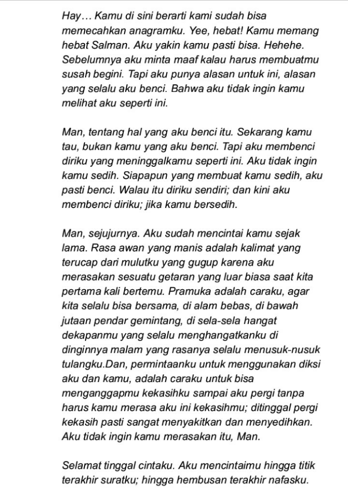 Surat Tak Terungkap