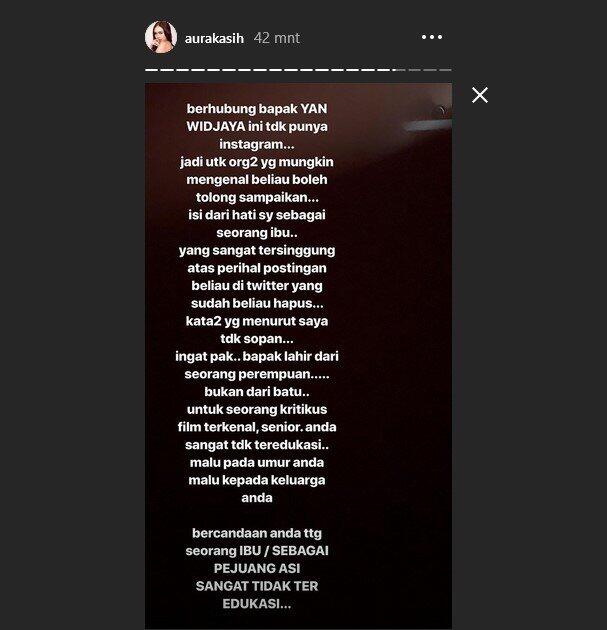 Aura Kasih Marah Karena Dilecehkan dan Disebut "Pabrik Susu"