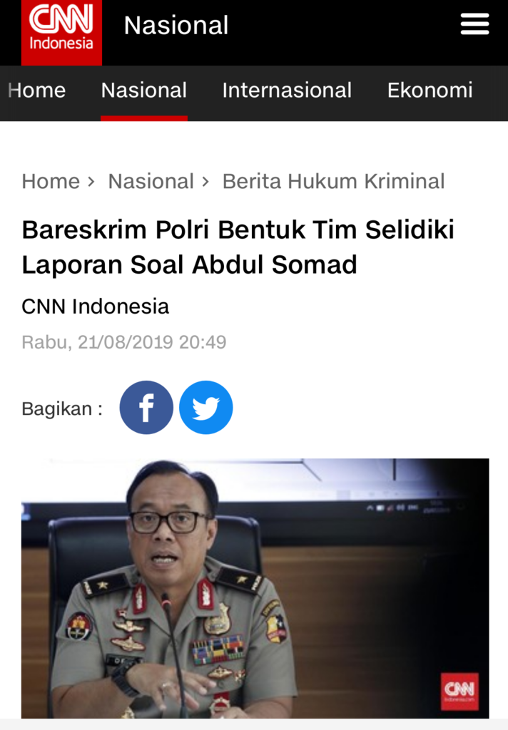 Bareskrim Polri Bentuk Tim Selidiki Laporan Soal Abdul Somad