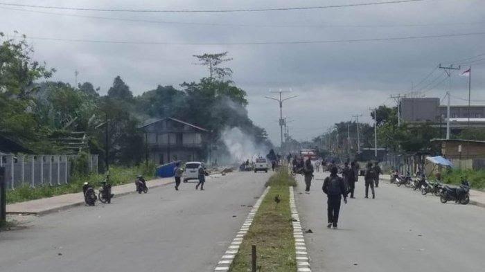 Polisi Tetap 34 Tersangka Kerusuhan Mimika, 13 Diantaranya Diduga KNBP