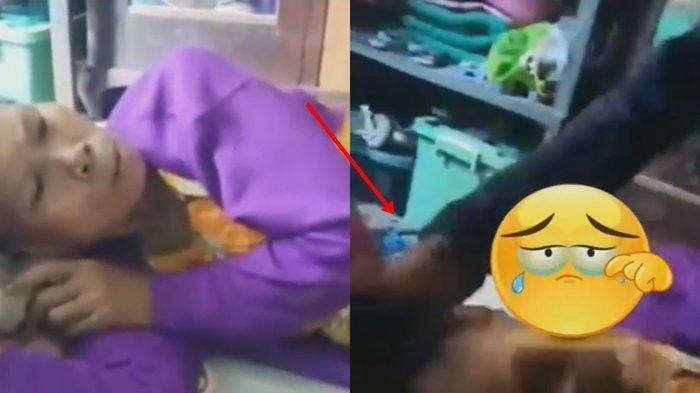 Durhaka! Anak Tendang Kepala Ibunya, Sang Kakak Minta Bantuan Netizen