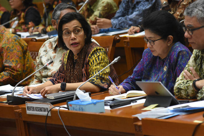 Sri Mulyani emosi saat dicecar soal defisit BPJS