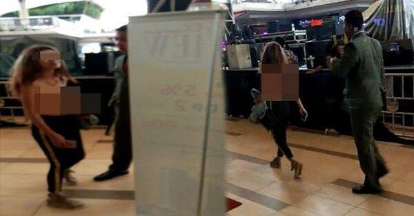 Viral Video Gadis Muda Telanjang Dada Berjalan di Mal Summarecon Bekasi