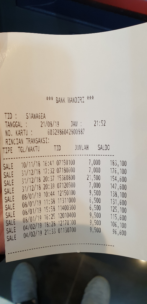 Beli E-Money via Tokopedia tapi sampai sekarang belum masuk ke EMoney card