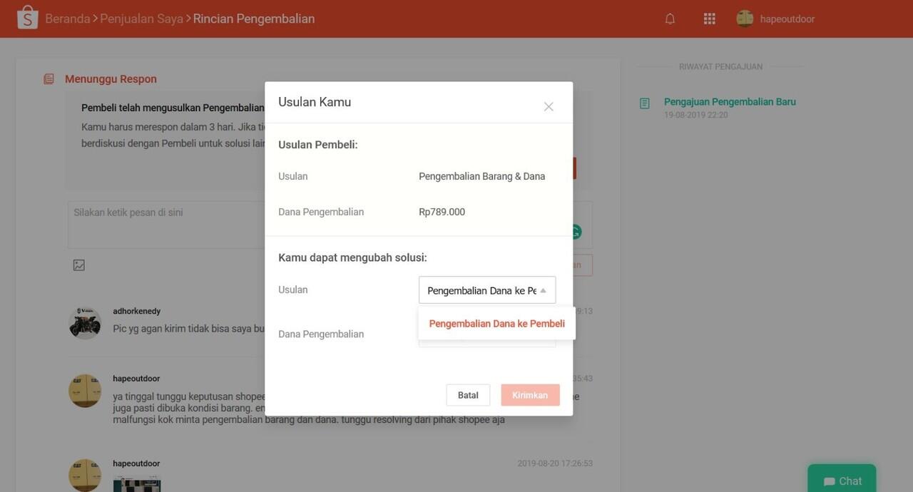 shopee merugikan seller dan memaksa seller menerima pengembalian produk!!