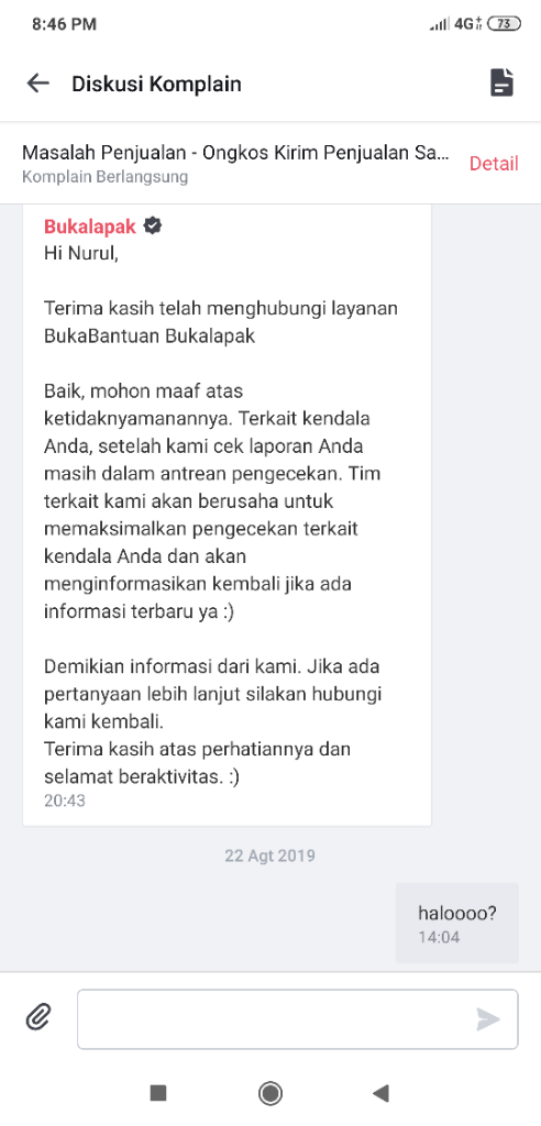 bukalapak menahan dana lewat dua minggu tanpa kejelasan