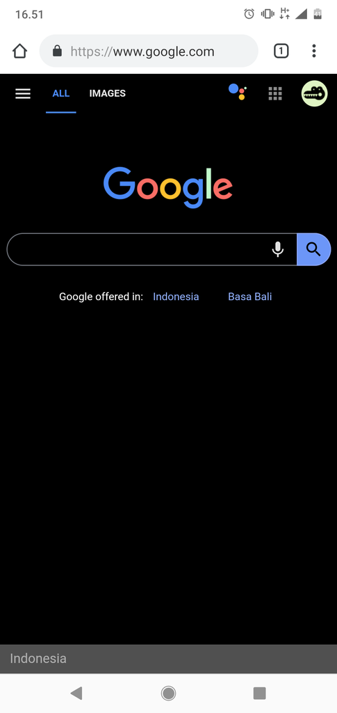 Mengaktifkan Dark Mode di Google Chrome Android 