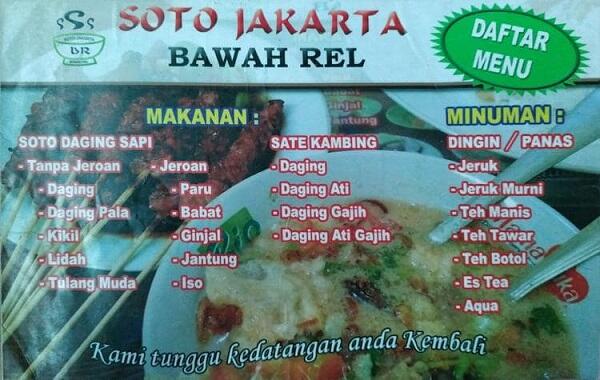 Nikmatnya Sensasi Makan Soto Jakarta Bawah Rel Cikini, Gan Sis Harus Coba