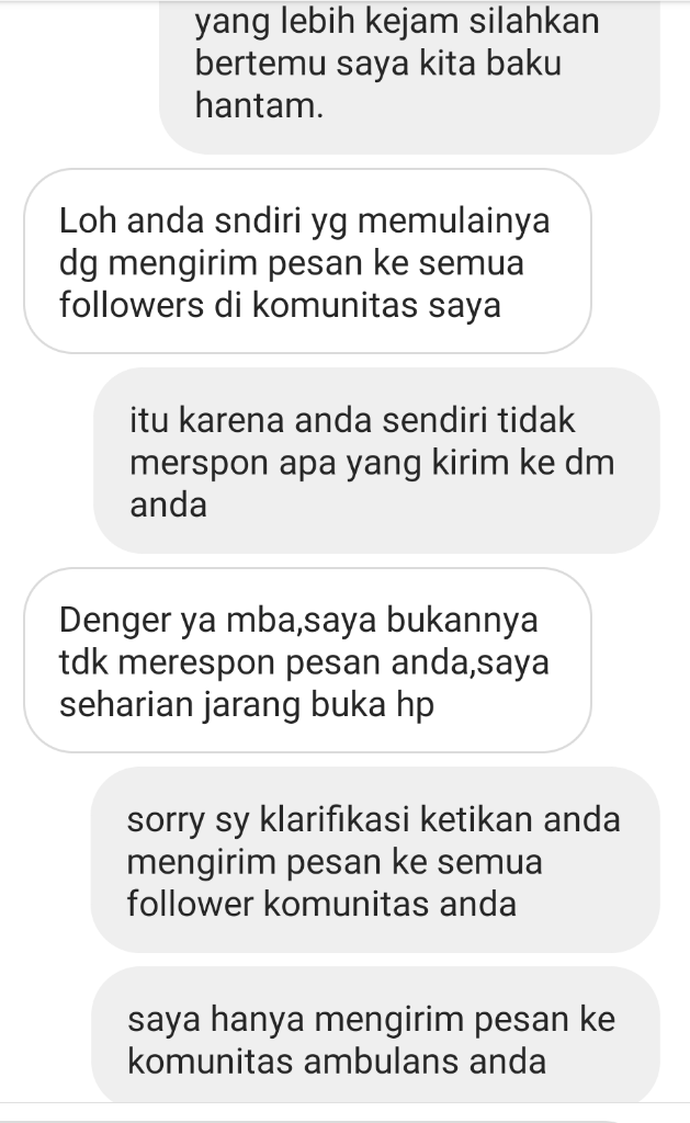 Dia yang punya &quot;hutang&quot;, tapi dia yang ngancam.