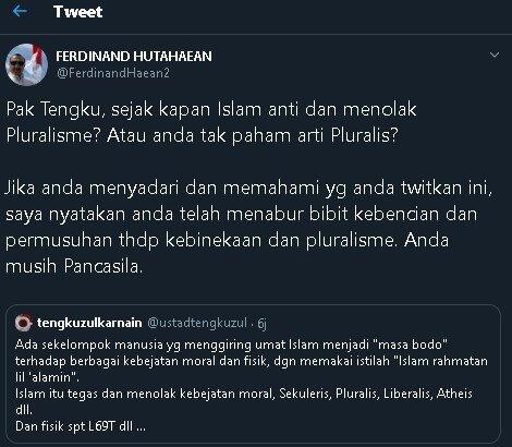 Politikus Demokrat Serang Cuitan Tengku Zul soal Oknum Pemecah Belah