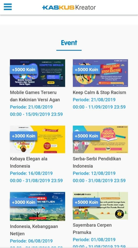 Survei! Selain Hadiah, Apa Yang Membuat Kalian Semangat untuk Ikutan Event? 