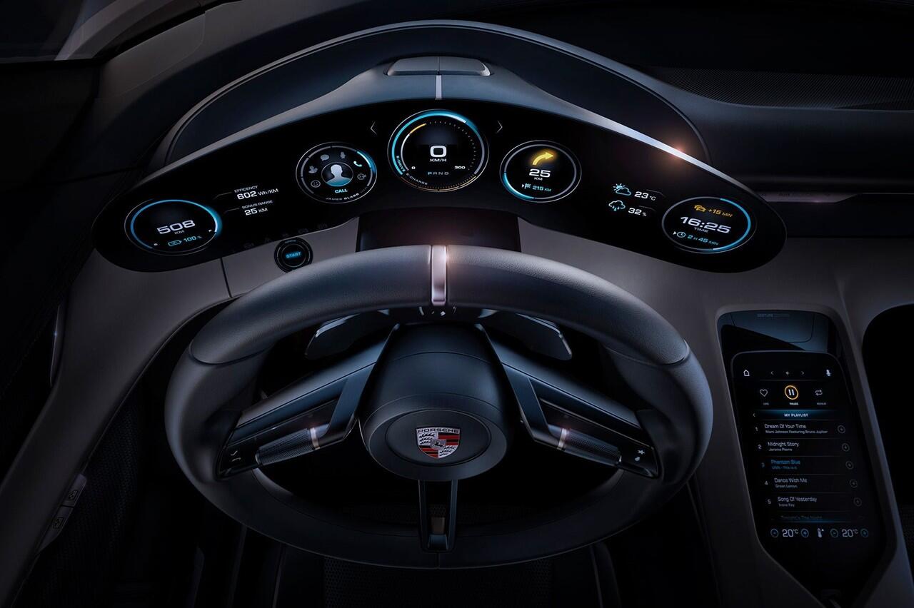 Interior Porsche Taycan 2020 Sangat Canggih
