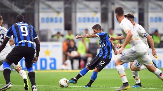 Inter Vs Lecce: Lukaku Langsung Bikin Gol, Nerazzurri Menang Besar