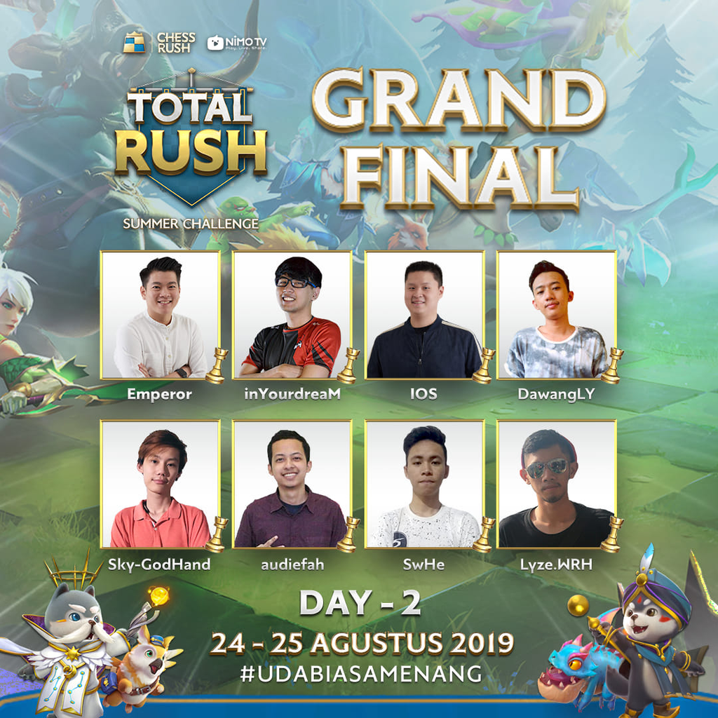 Selamat! Lyze.WRH yang menjuarai Chess Rush Total Rush Summer Challenge Season 1