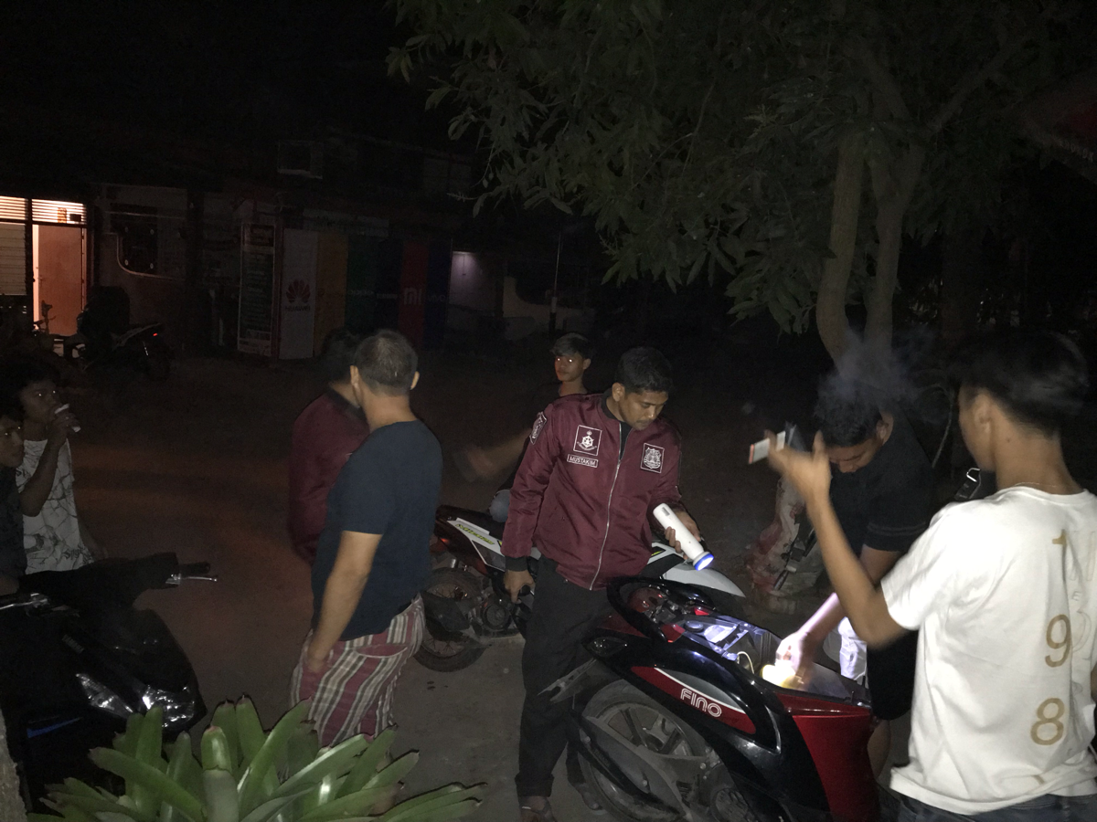 SPK dan Unit Reskrim Polsek P.Rijang Patroli Dinihari