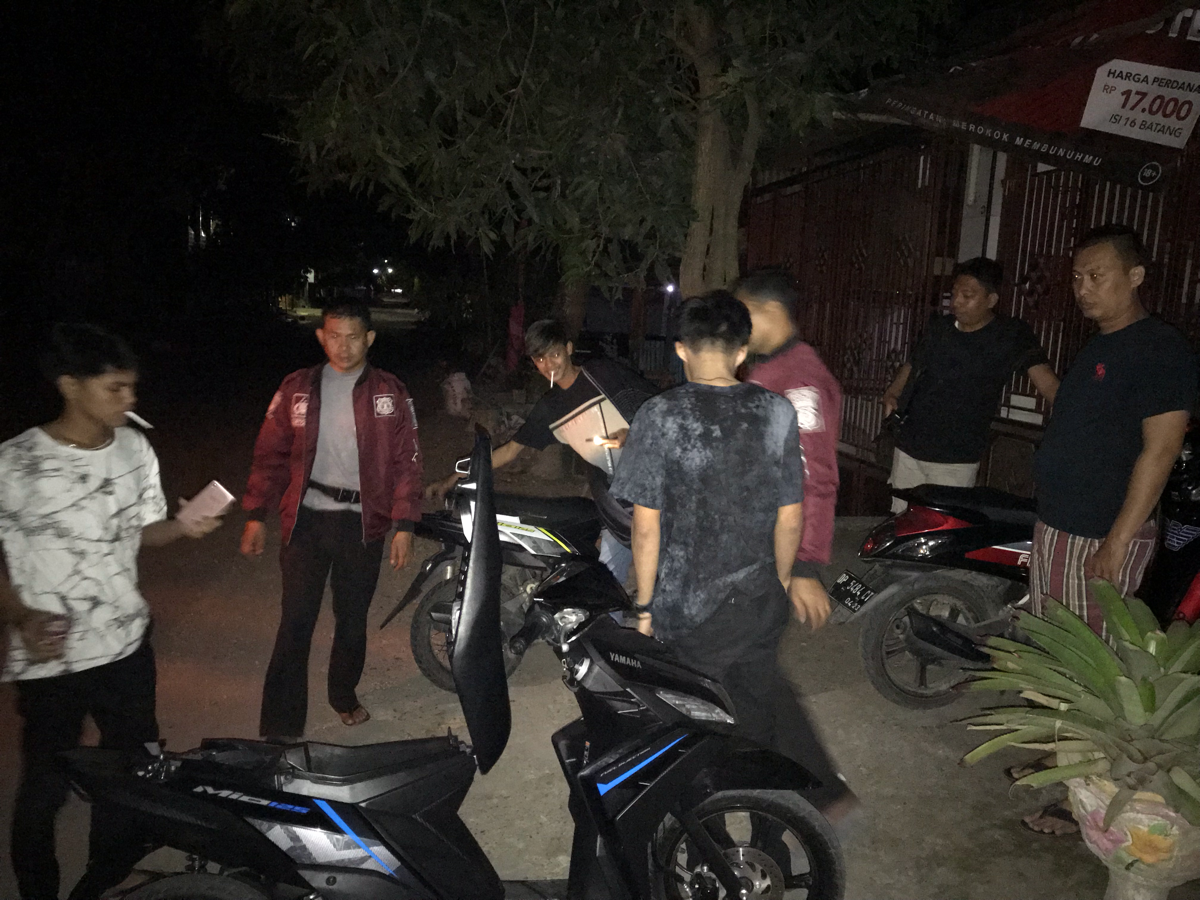 SPK dan Unit Reskrim Polsek P.Rijang Patroli Dinihari