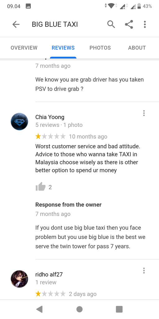 Wow, ternyata big blue taxi Malaysia sangat mengejutkan