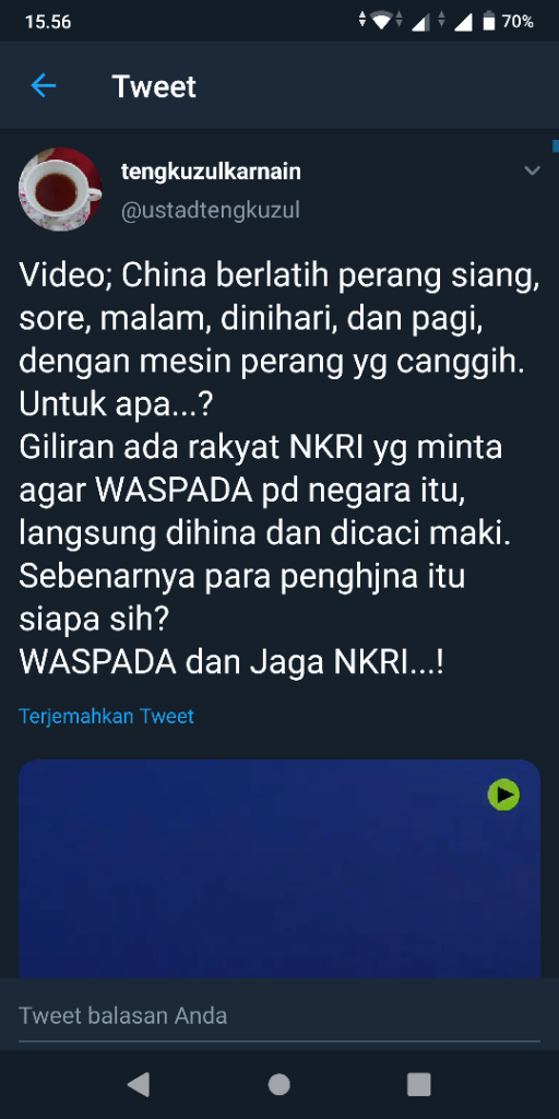 Analis Intelejen Ustadz Naen Tengkudzul Zakar Ketutup ta*k