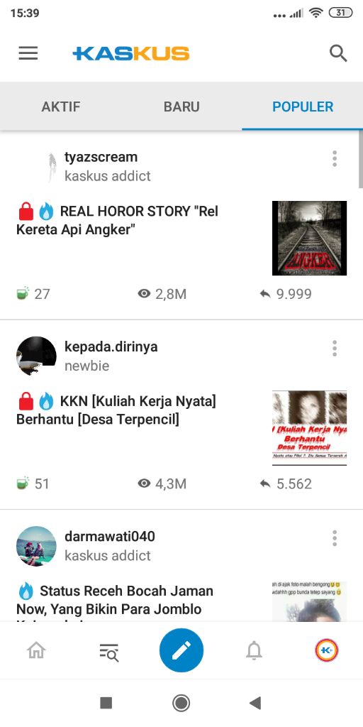 2 Thread Di SFTH Dengan Jumlah Views Terbanyak