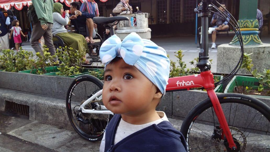 Gowes Sepeda Selasa Wage di Malioboro bersama si kecil yang mungil