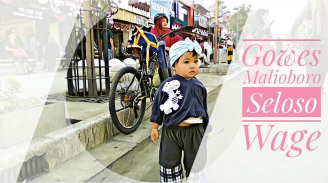 Gowes Sepeda Selasa Wage di Malioboro bersama si kecil yang mungil