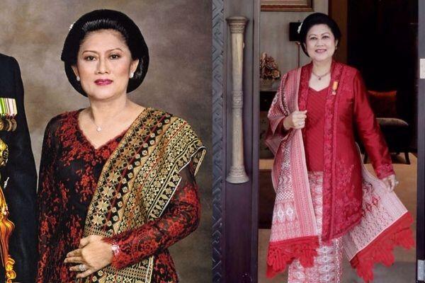 Cantiknya Ibu Negara dalam Balutan Kebaya.