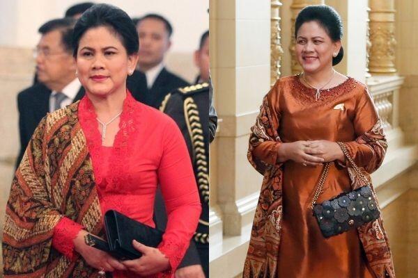 Cantiknya Ibu Negara dalam Balutan Kebaya.