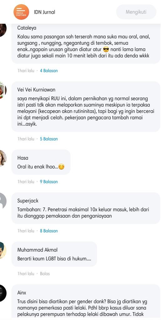 RUU KUHP, Seks Oral Dipenjara 12 Tahun