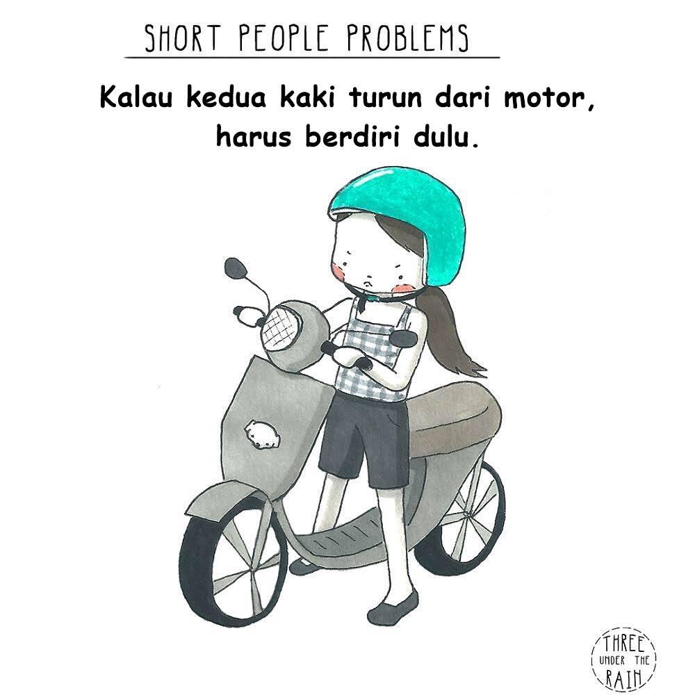 Ilustrasi Masalah Cewek Pendek. KZL sih, Tapi Membuat Mereka Jadi Gemesin