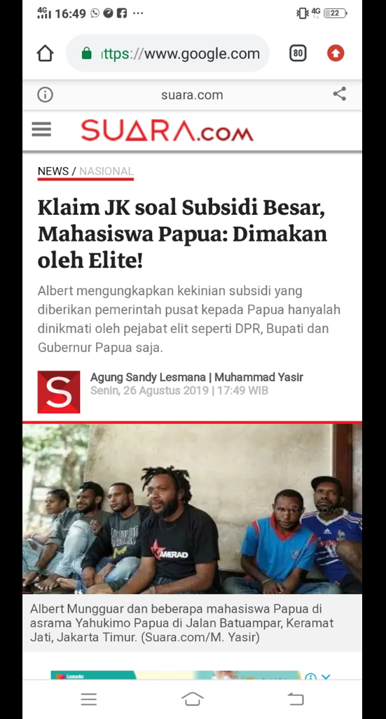 Rusuh di Papua, Lenis Kogoya Minta Dana Otsus Diaudit