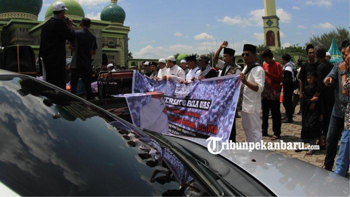 Ribuan Orang di Riau Diperkirakan akan Ikut Aksi Bela UAS di Pekanbaru