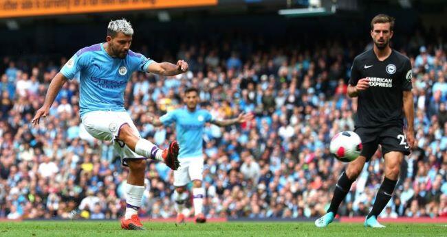 4 Catatan Penting Sergio Aguero di Laga Manchester City vs Brighton