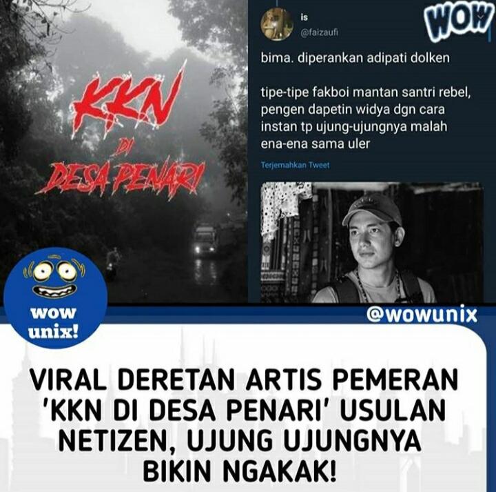 Deretan Artis Dijadikan Tokoh Cerita, KKN Di Desa Penari, Salah Satunya Bikin Ngakak