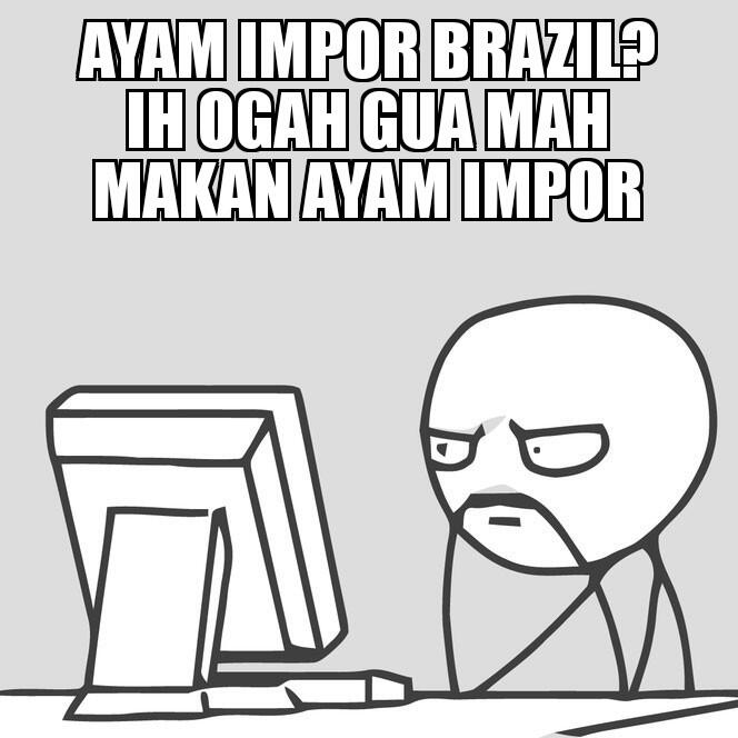 Tenang.. Indonesia Gak Akan Banjir Daging Ayam Brasil Kok..